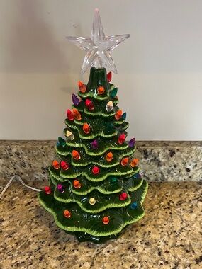 Lighted Ceramic Christmas Tree